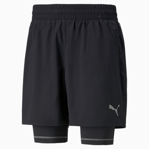 Run 2-in-1 5" Men's Running Shorts, Puma Black-Puma Black, extralarge-IND